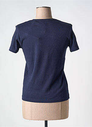 Tricou imprimeu fantezie mâneci scurte albastru TRAKTOR femeie