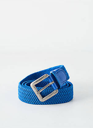Curea efect material satinat albastru JACK & JONES unisex