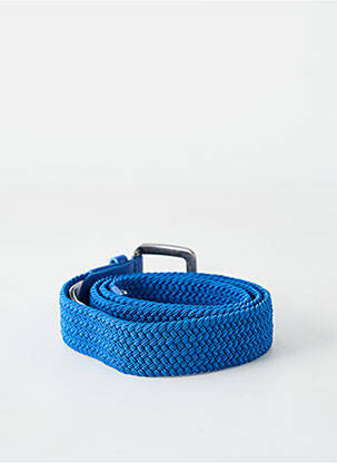 Curea efect material satinat albastru JACK & JONES unisex