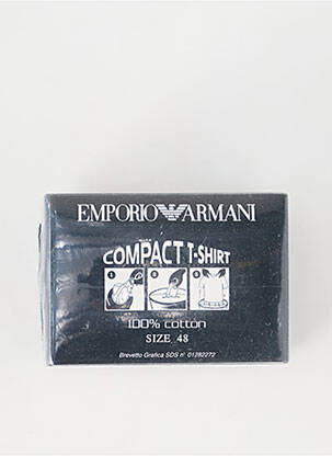 Tricou croială cambrată mâneci scurte negru EMPORIO ARMANI bărbat