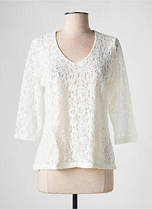 Top alb LES BONHEURS DE SOPHIE femeie