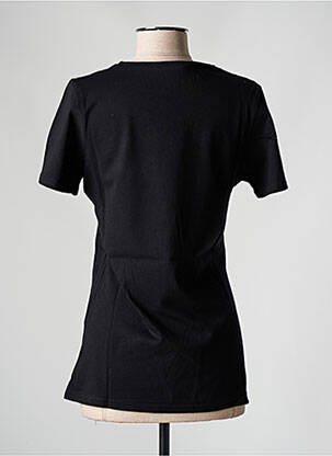 Tricou serigrafie mâneci scurte negru LES BONHEURS DE SOPHIE femeie