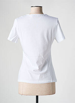 Tricou guler în v mâneci scurte alb LES BONHEURS DE SOPHIE femeie
