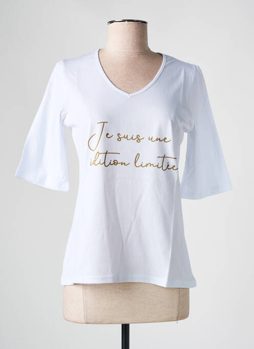 Top alb LES BONHEURS DE SOPHIE femeie