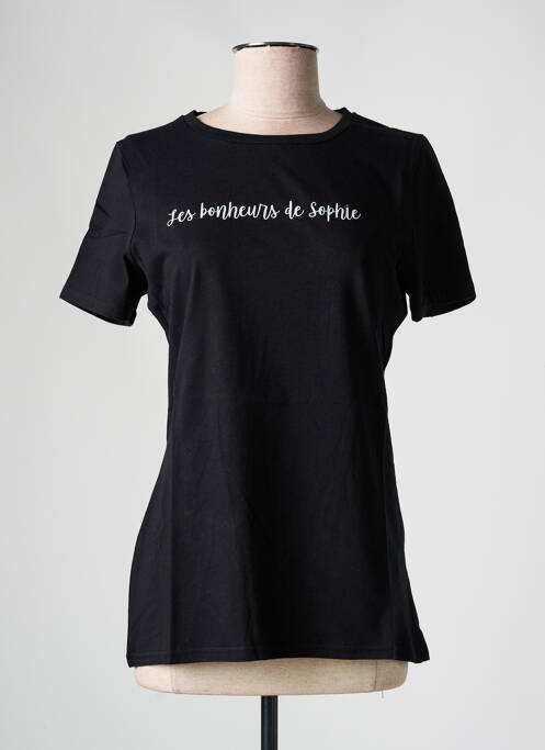 Tricou negru LES BONHEURS DE SOPHIE femeie