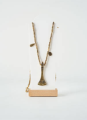 Colier lung ornament cu mărgele auriu TATA GISELE femme