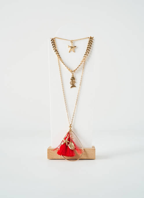 Colier lung roșu TATA GISELE femeie