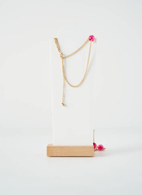 Colier lung roz TATA GISELE femeie