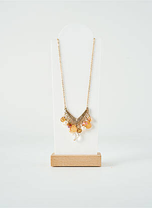 Colier lung portocaliu TATA GISELE femeie