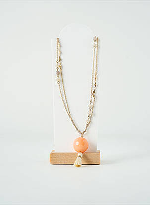 Colier lung portocaliu TATA GISELE femeie