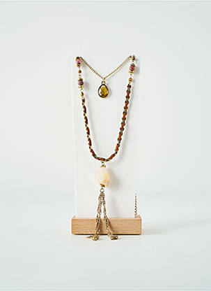 Colier lung maro TATA GISELE femeie