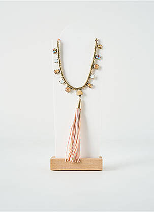 Colier lung portocaliu TATA GISELE femeie