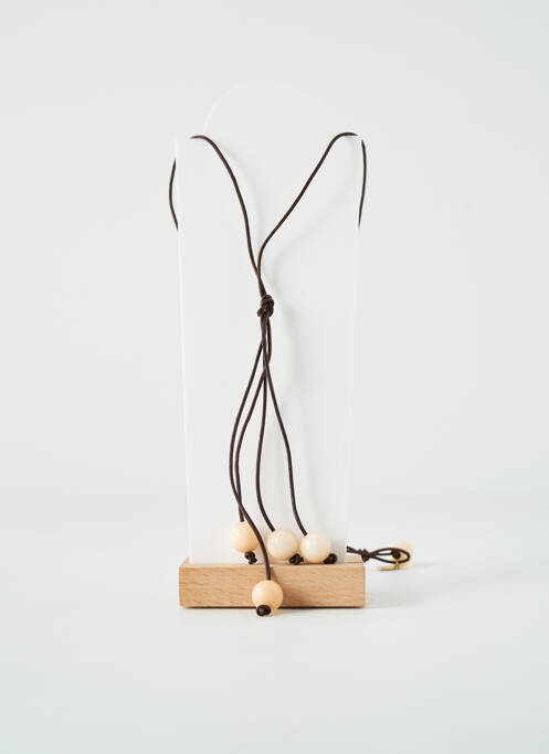 Colier lung maro TATA GISELE femme