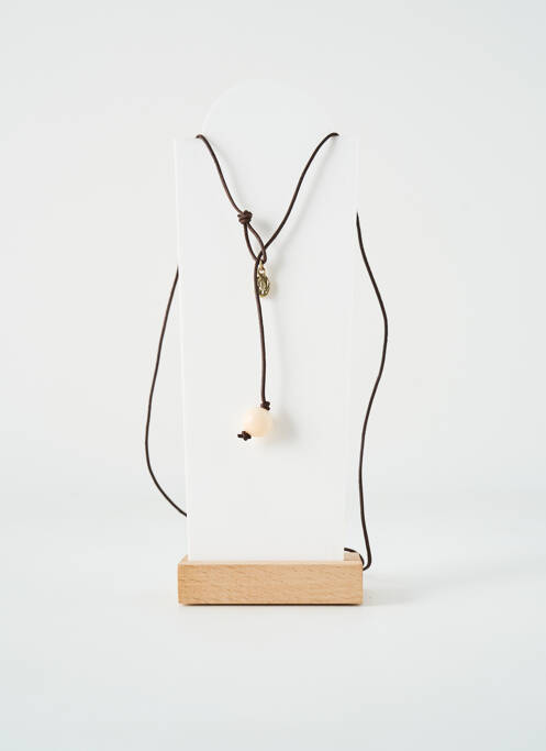 Colier lung maro TATA GISELE femme