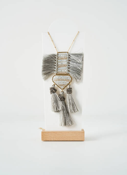 Colier lung gri TATA GISELE femeie