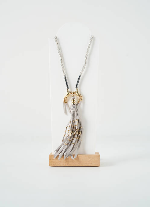 Colier lung gri TATA GISELE femeie