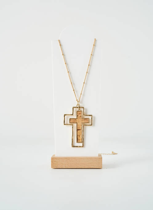 Colier lung materiale metalice auriu TATA GISELE femme