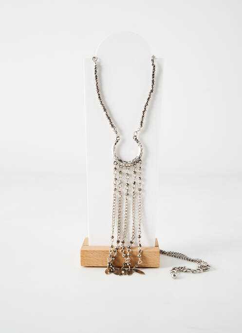 Colier lung argintiu TATA GISELE femeie