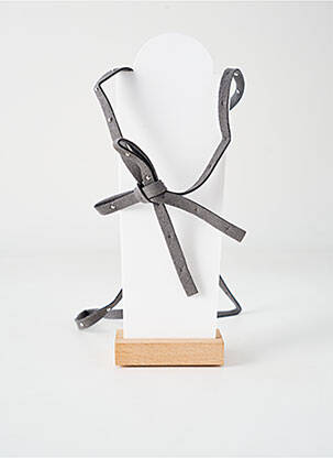 Colier închidere cu șnururi gri TATA GISELE femme