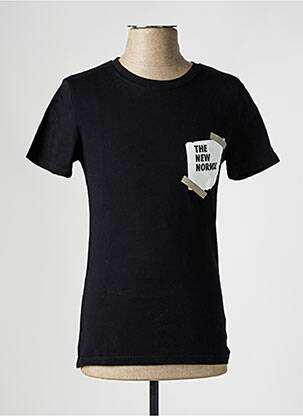 Tricou croială cambrată mâneci scurte negru DEFACTO bărbat