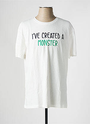 Tricou alb DEFACTO bărbat