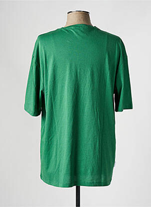 Tricou elasticitate mâneci scurte verde DEFACTO bărbat