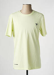 Tricou elasticitate mâneci scurte verde DEFACTO homme
