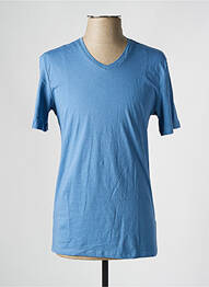 Tricou elasticitate mâneci lungi albastru DEFACTO homme