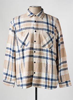 Cămașă cu mâneci lungi bej DEFACTO bărbat