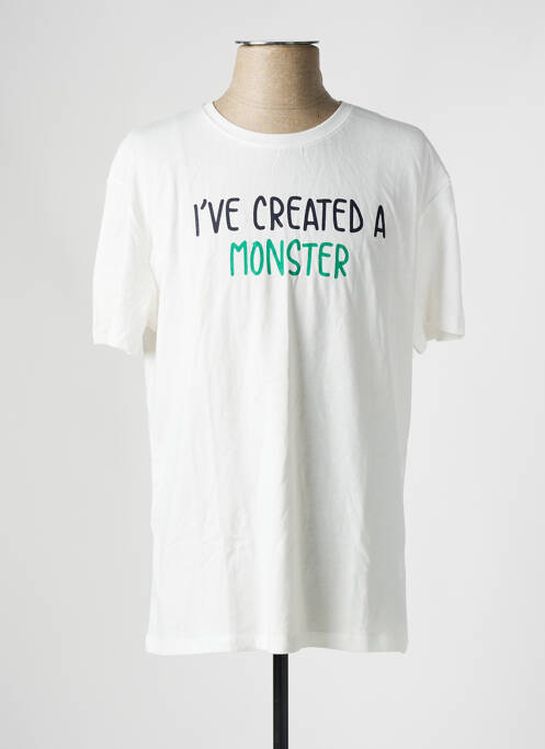 Tricou alb DEFACTO bărbat