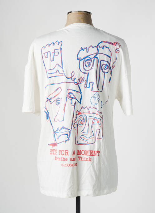 Tricou alb DEFACTO bărbat