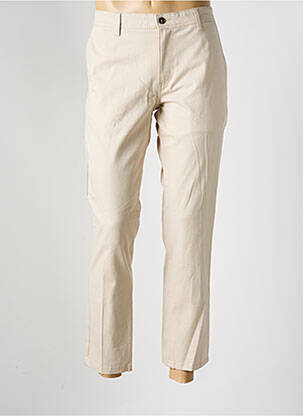 Pantalon 7/8 țesătură poplin mărime normală bej DEFACTO bărbat