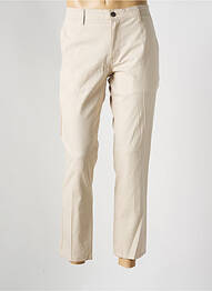 Pantalon 7/8 țesătură poplin mărime normală bej DEFACTO homme