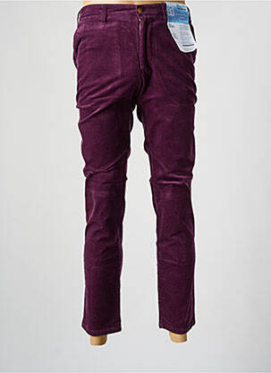 Pantalon chino elasticitate mărime normală violet M5 BY MEYER bărbat