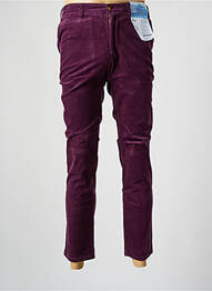 Pantalon chino elasticitate mărime normală violet M5 BY MEYER bărbat