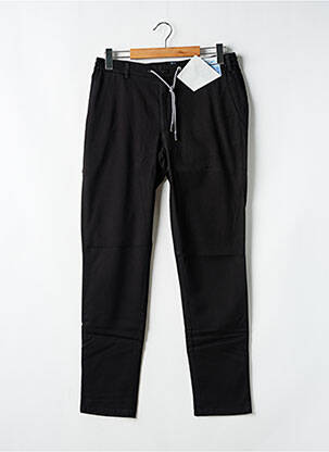 Pantalon chino țesătură poplin mărime normală negru M5 BY MEYER bărbat