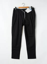 Pantalon chino țesătură poplin mărime normală negru M5 BY MEYER bărbat