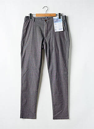Pantalon chino țesătură melanj mărime normală gri M5 BY MEYER bărbat