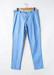 Pantalon chino țesătură melanj talie joasă albastru MMX homme