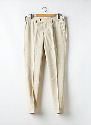 Pantalon chino buzunare talie înaltă bej MMX bărbat