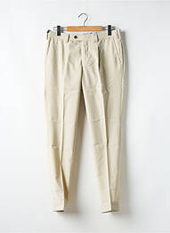 Pantalon chino buzunare talie înaltă bej MMX bărbat