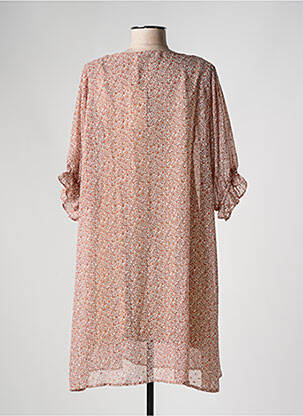 Rochie scurtă mâneci 3/4 mâneci 3/4 portocalie CREAM femeie