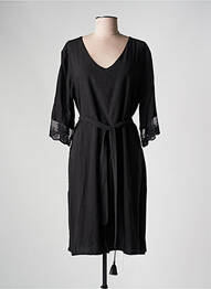 Rochie midi mâneci 3/4 mâneci 3/4 negru CREAM femeie