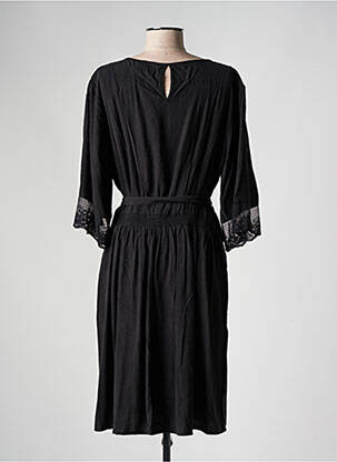 Rochie midi mâneci 3/4 mâneci 3/4 negru CREAM femeie