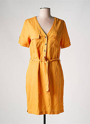 Rochie scurtă portocaliu C'EST BEAU LA VIE femeie