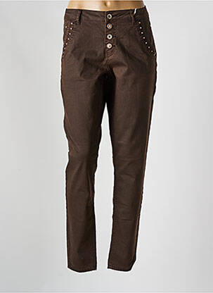 Blugi cu croială slim maro CREAM femeie