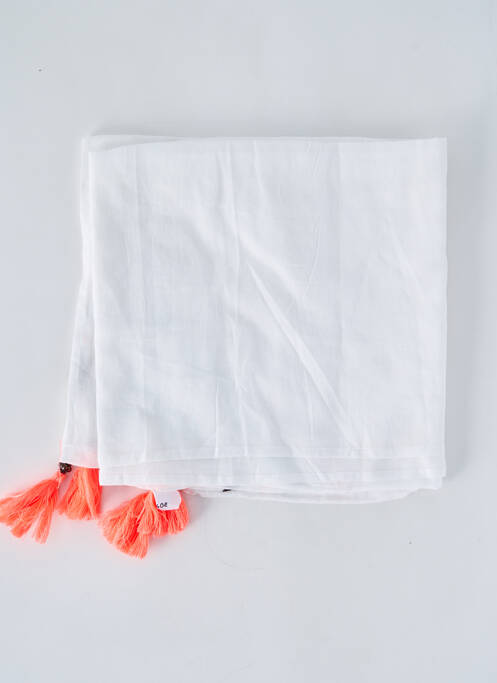 Pareo alb LARA-ETHNICS femeie