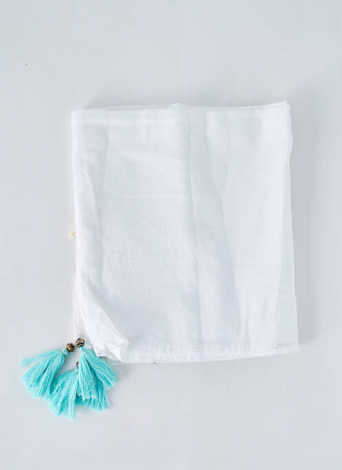 Pareo alb LARA-ETHNICS femeie