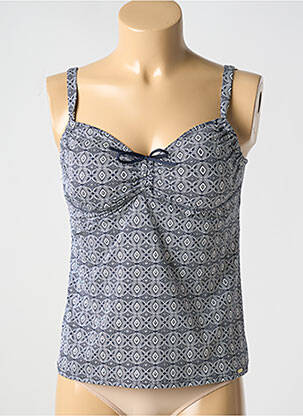 Top de baie albastru GRAIN DE SABLE femeie