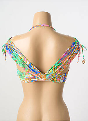 Sutien de costum de baie top sutien modelat top sutien modelat verde LULI FAMA femeie